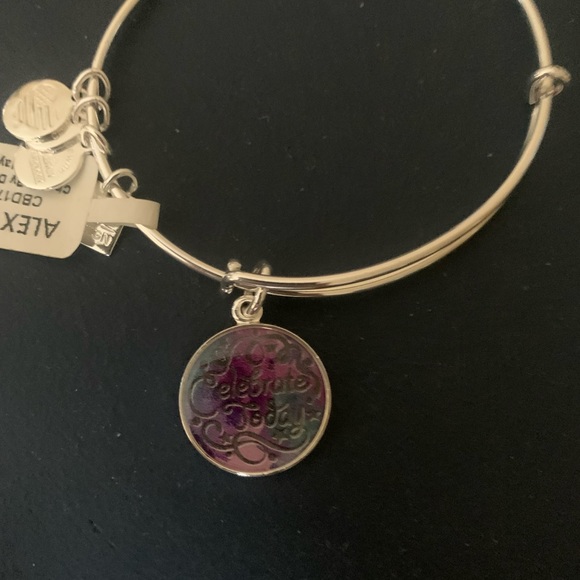 Alex and Ani NEW with tags silver bracelet - Picture 4 of 7